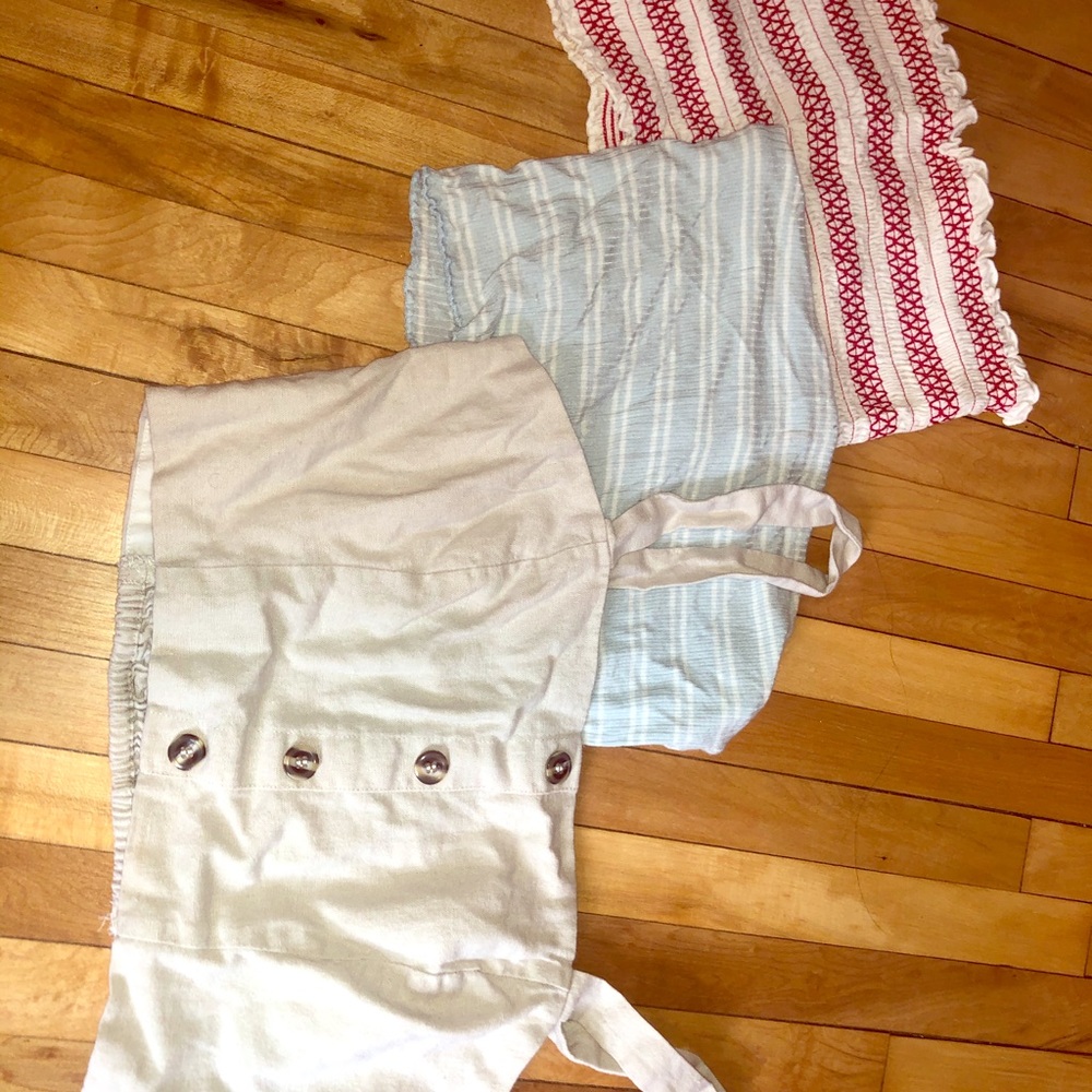 3/$20 CROP TOP SET